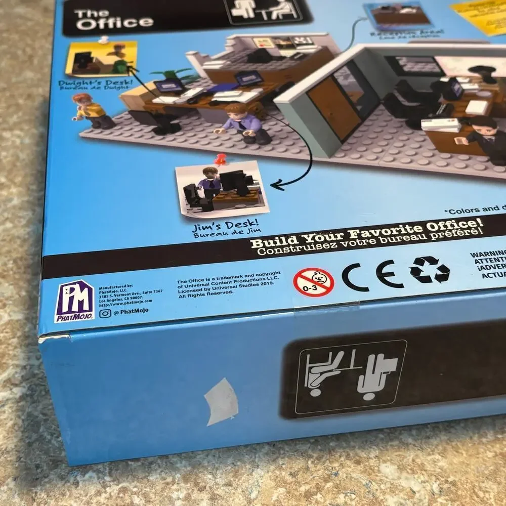 The Office Dunder Mifflin Scranton Branch Construction Building Block Set New
